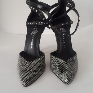 Rock and Republic Strappy Studded Heeled Sandals